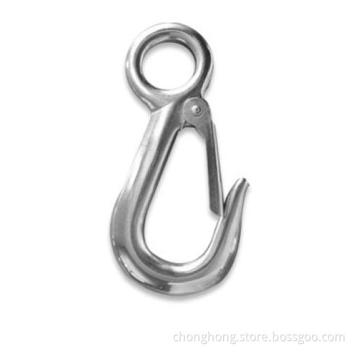 Eye Slip Hook, Made of AISI316 and 304 Stainless Steel, Eye Grab Hooks Available